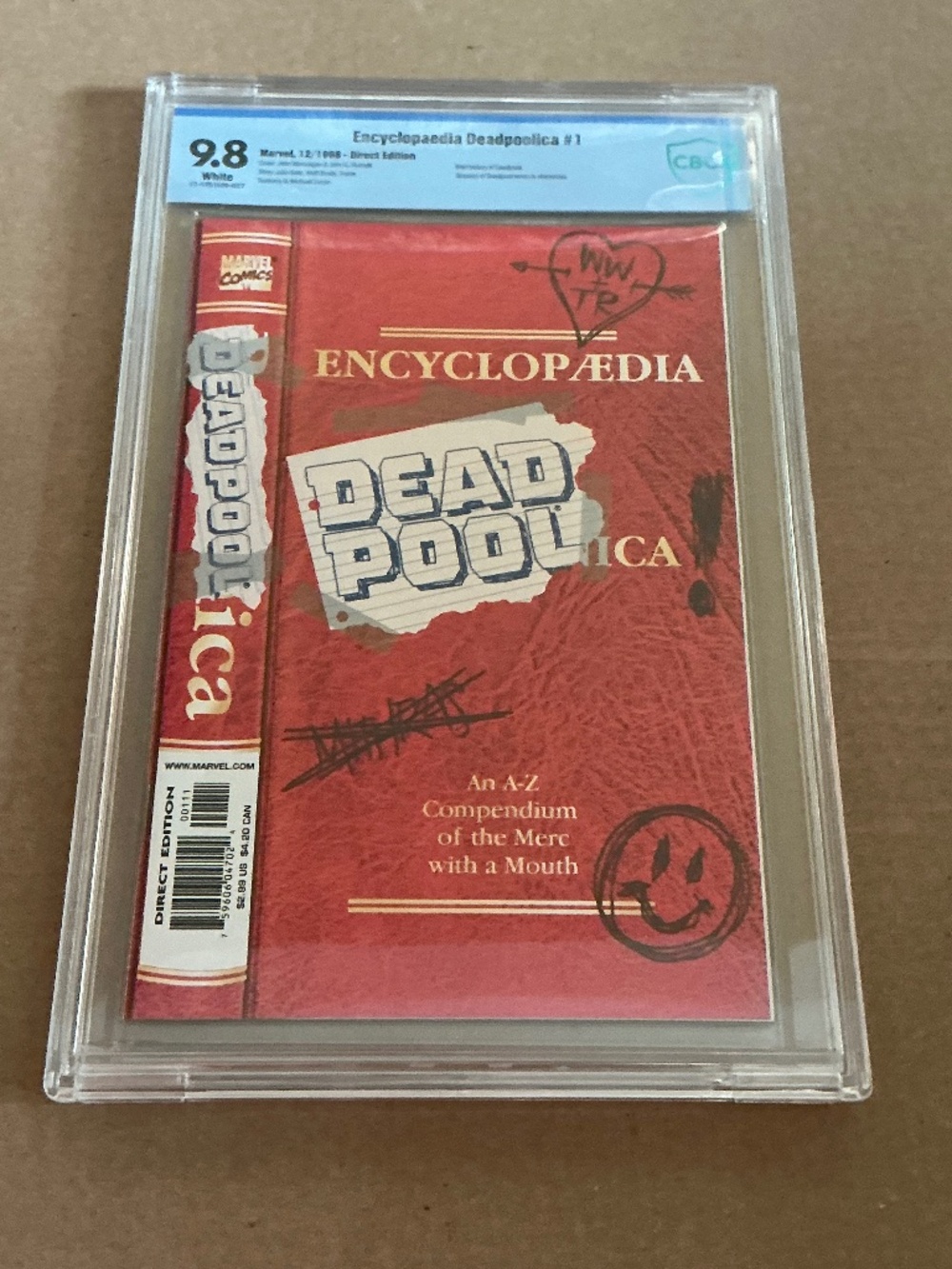 Encyclopaedia Deadpoolica #1 CBCS 9.8 Marvel Comics 1998